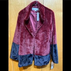 Trina Turk Faux Fur Jacket